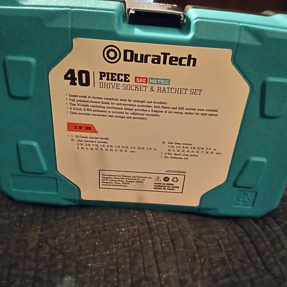 Duratech 40pc Socket/Ratchet mechanic set - Picture 6 of 6